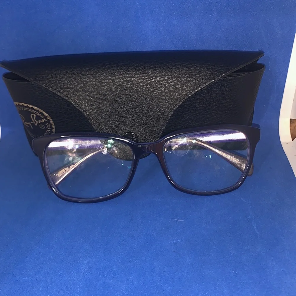 Ray-Ban‎ eyeglasses frame only RB5362 5776 Purple Rectangular Full Rim 54 17 140